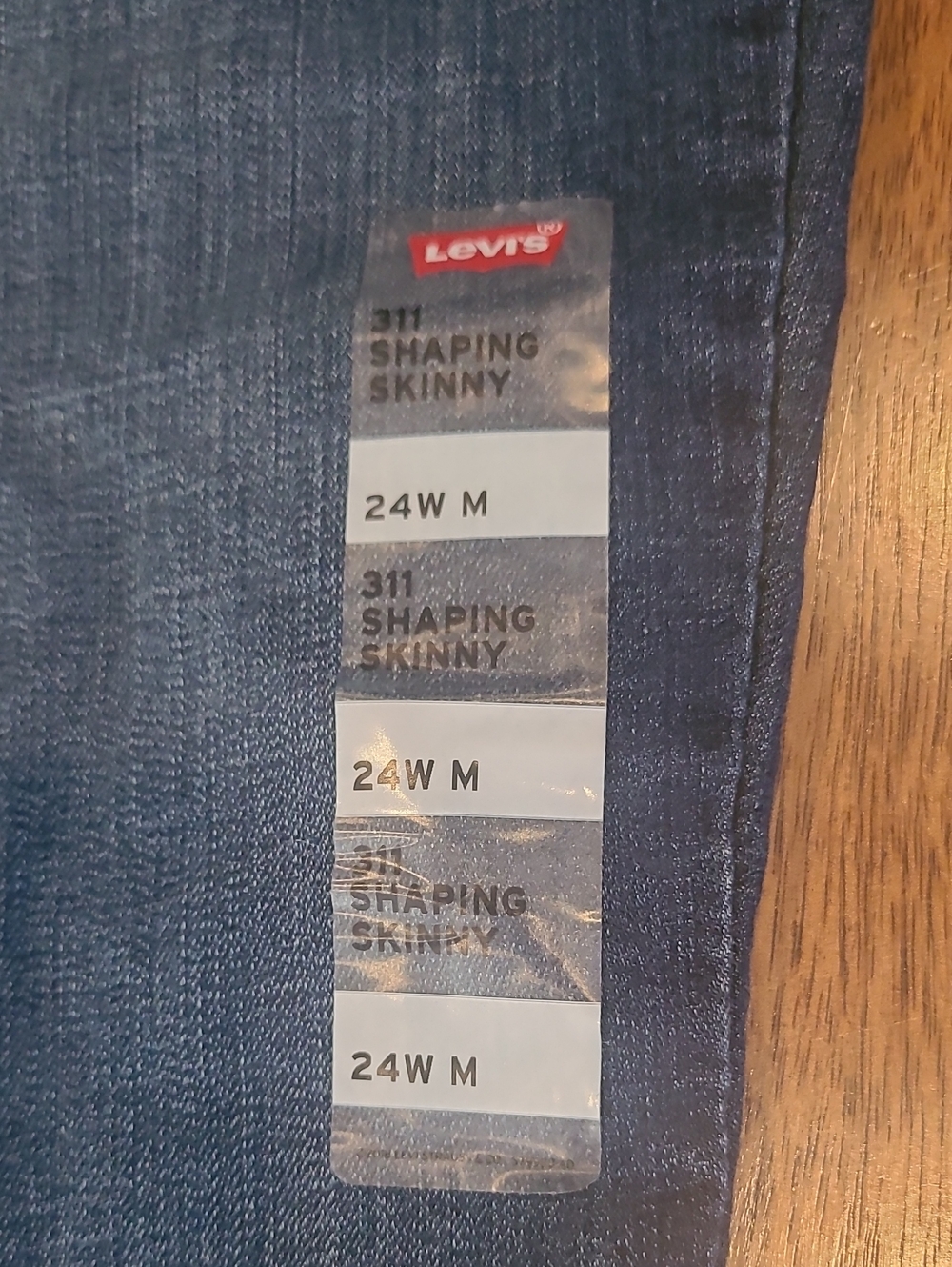 Women’s Levi 311 Shaping Skinny Sz 24w. New - Picture 5 of 6